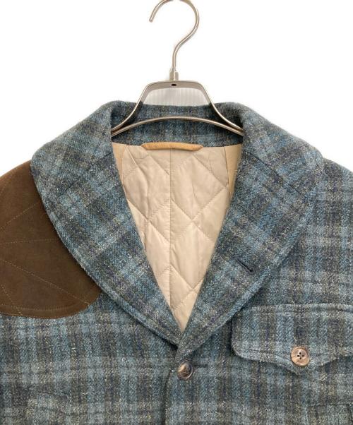 J.PRESS（ジェイプレス）J.PRESS (ジェイプレス) LAVEROCK TWEEDジャケット グリーン サイズ:Lの古着・服飾アイテム