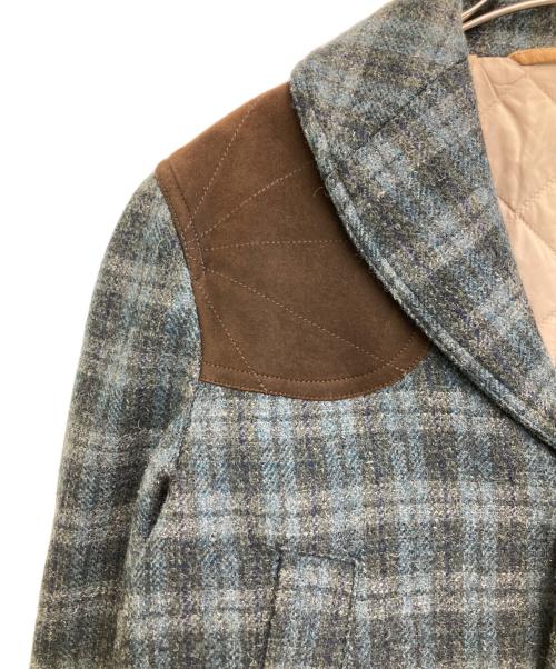 J.PRESS（ジェイプレス）J.PRESS (ジェイプレス) LAVEROCK TWEEDジャケット グリーン サイズ:Lの古着・服飾アイテム