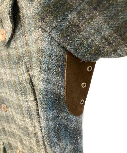 J.PRESS（ジェイプレス）J.PRESS (ジェイプレス) LAVEROCK TWEEDジャケット グリーン サイズ:Lの古着・服飾アイテム