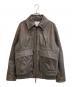 hotel palace（ホテルプレイス）の古着「シングルライダース レザーJKT」｜ブラウン