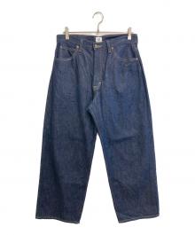 LEE（リー）の古着「RIDERS101 WIDE デニムパンツ」｜インディゴ
