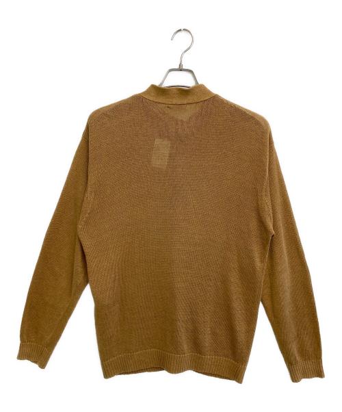 Paul Smith COLLECTION（ポールスミス コレクション）Paul Smith COLLECTION (ポールスミス コレクション) バンドカラーリネンカーディガン ブラウン サイズ:Mの古着・服飾アイテム