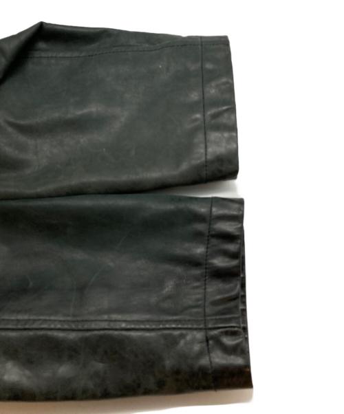 BOSS HUGO BOSS（ボス ヒューゴボス）BOSS HUGO BOSS (ボス ヒューゴボス) レザージャケット グレー サイズ:Fの古着・服飾アイテム