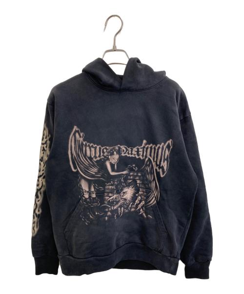 Travis Scott（トラヴィススコット）Travis Scott (トラヴィススコット) プルオーバーパーカー ブラック サイズ:Mの古着・服飾アイテム