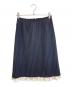 BORDERS at BALCONY (ボーダーズアットバルコニー) PIN STRIPE MIDI SKIRT ネイビー サイズ:36：14000円