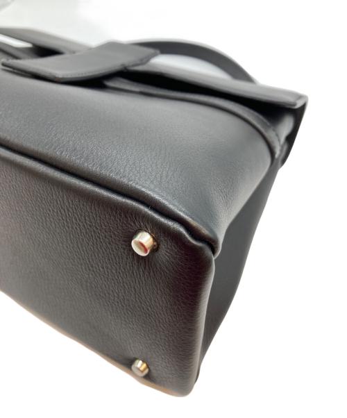 WAKO（ワコー）WAKO (ワコー) MAURO GOVERNA (マウロゴヴェルナ) ハンドバッグ ブラックの古着・服飾アイテム