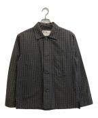 MHLエムエイチエル）の古着「チェックシャツ」｜ブラック