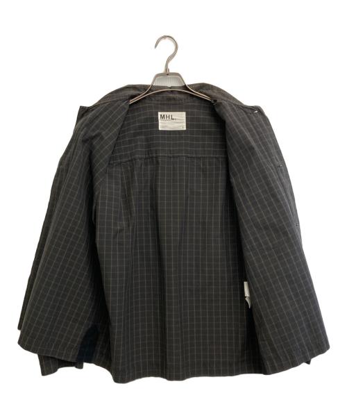 MHL（エムエイチエル）MHL (エムエイチエル) チェックシャツ ブラック サイズ:SIZE Sの古着・服飾アイテム
