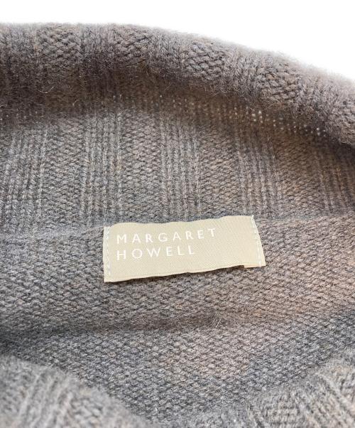 MARGARET HOWELL（マーガレットハウエル）MARGARET HOWELL (マーガレットハウエル) カシミア混ハイネックニット ブラウン サイズ:SIZE 2の古着・服飾アイテム