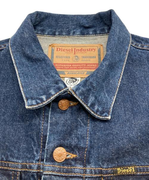 DIESEL（ディーゼル）DIESEL (ディーゼル) デニムジャケット インディゴ サイズ:Mの古着・服飾アイテム