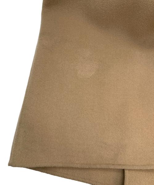 WEEKEND Max Mara（ウィークエンド マックスマーラ）WEEKEND Max Mara (ウィークエンド マックスマーラ) ニット切替ベルテッドコート ベージュ サイズ:36の古着・服飾アイテム