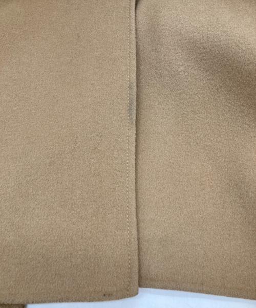 WEEKEND Max Mara（ウィークエンド マックスマーラ）WEEKEND Max Mara (ウィークエンド マックスマーラ) ニット切替ベルテッドコート ベージュ サイズ:36の古着・服飾アイテム