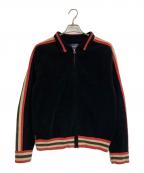thisisneverthatディスイズネバーザット）の古着「Striped Zip Cardigan」｜ブラック