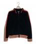 thisisneverthat（ディスイズネバーザット）の古着「Striped Zip Cardigan」｜ブラック