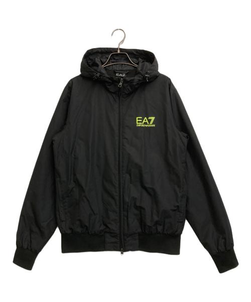 EA7（イーエーセブン）EA7 (イーエーセブン) フーディジャケット ブラック サイズ:Mの古着・服飾アイテム