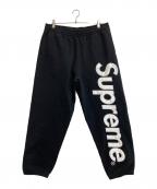 SUPREMEシュプリーム）の古着「24AW Satin Applique Sweatpant」｜ブラック