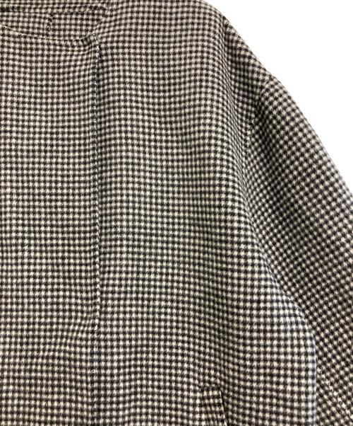 SLOBE IENA（スローブ イエナ）SLOBE IENA (スローブ イエナ) HAMILTONダブルフェイスウールショートコート ホワイト×ブラック サイズ:freeの古着・服飾アイテム