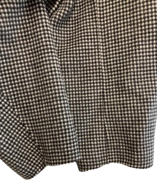 SLOBE IENA（スローブ イエナ）SLOBE IENA (スローブ イエナ) HAMILTONダブルフェイスウールショートコート ホワイト×ブラック サイズ:freeの古着・服飾アイテム