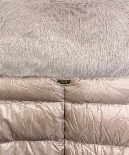 HERNO（ヘルノ）HERNO (ヘルノ) エコファー ダウンジャケット ピンク サイズ:40の古着・服飾アイテム