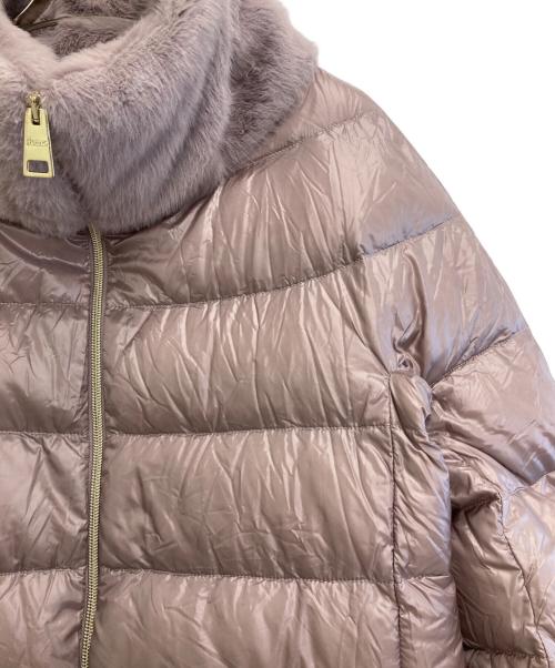 HERNO（ヘルノ）HERNO (ヘルノ) エコファー ダウンジャケット ピンク サイズ:40の古着・服飾アイテム