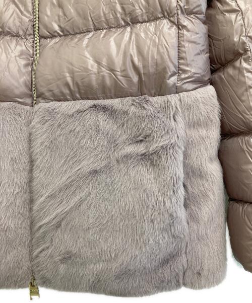 HERNO（ヘルノ）HERNO (ヘルノ) エコファー ダウンジャケット ピンク サイズ:40の古着・服飾アイテム