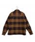 SUPREME (シュプリーム) Lined Flannel Snap Shirt ブラウン サイズ:M：14000円