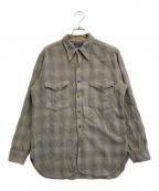 PENDLETONペンドルトン）の古着「オンブレチェックネルシャツ」｜グレー