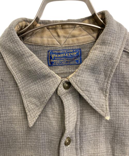 PENDLETON（ペンドルトン）PENDLETON (ペンドルトン) オンブレチェックネルシャツ グレー サイズ:-の古着・服飾アイテム