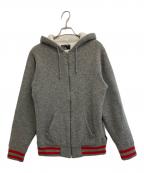 stussyステューシー）の古着「ニットパーカー」｜グレー