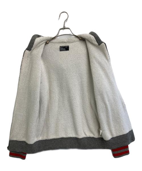 stussy（ステューシー）stussy (ステューシー) ニットパーカー グレー サイズ:Mの古着・服飾アイテム