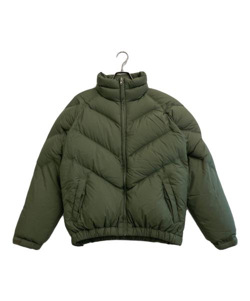 stussy（ステューシー）stussy (ステューシー) ダウンジャケット カーキ サイズ:Mの古着・服飾アイテム