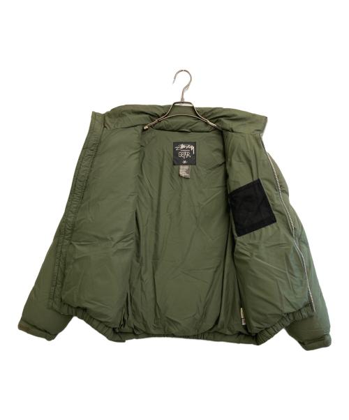 stussy（ステューシー）stussy (ステューシー) ダウンジャケット カーキ サイズ:Mの古着・服飾アイテム