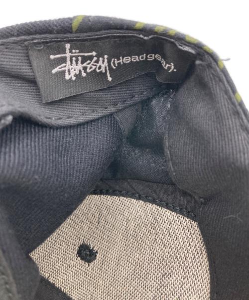 stussy（ステューシー）stussy (ステューシー) 刺繡ロゴキャップ ブラックの古着・服飾アイテム