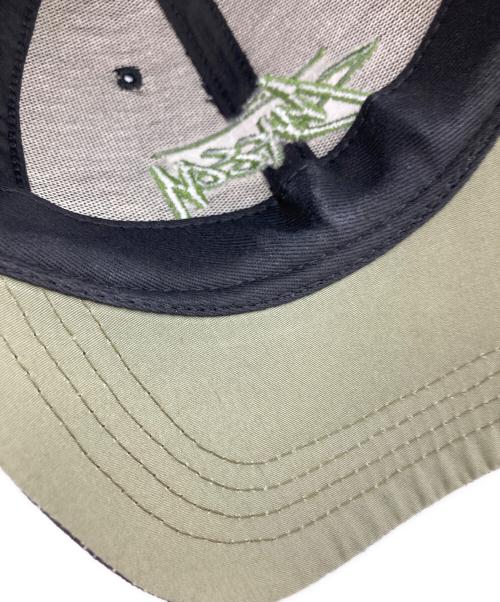 stussy（ステューシー）stussy (ステューシー) 刺繡ロゴキャップ ブラックの古着・服飾アイテム