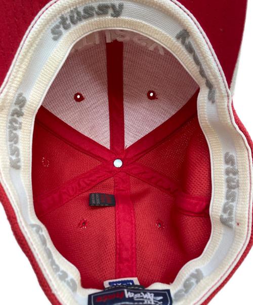 stussy（ステューシー）stussy (ステューシー) キャップ レッドの古着・服飾アイテム
