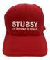 stussy (ステューシー) キャップ レッド：9000円