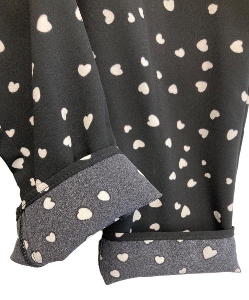 Snidel（スナイデル）Snidel (スナイデル) ランダムハートプリントワンピース ブラック サイズ:00の古着・服飾アイテム