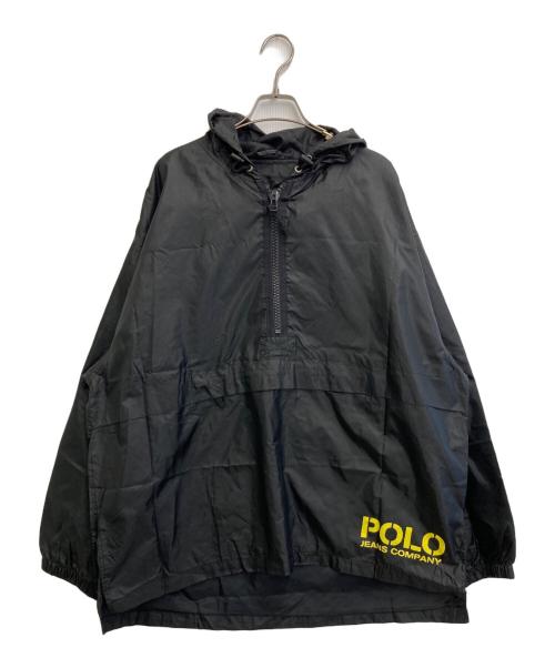 POLO JEANS CO.（ポロジーンズカンパニー）POLO JEANS CO. (ポロジーンズカンパニー) ハーフジップジャケット ブラック サイズ:Lの古着・服飾アイテム