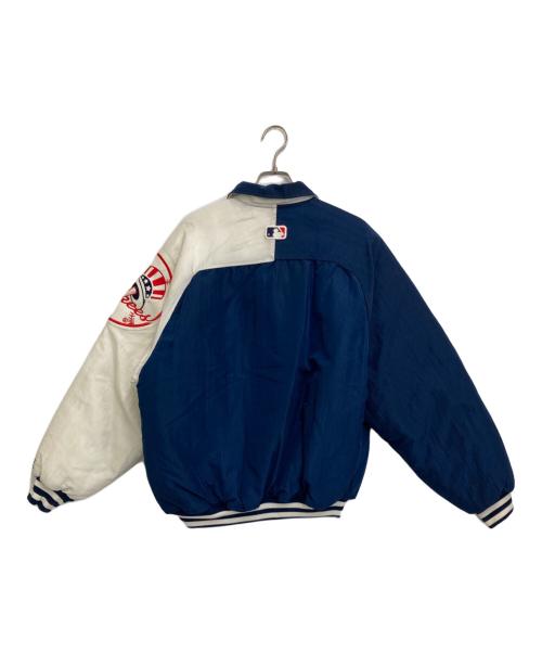 STARTER（スターター）STARTER (スターター) 中綿ジャケット ネイビー×ホワイト サイズ:Mの古着・服飾アイテム