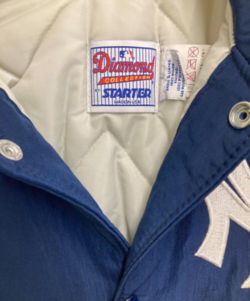 STARTER（スターター）STARTER (スターター) 中綿ジャケット ネイビー×ホワイト サイズ:Mの古着・服飾アイテム