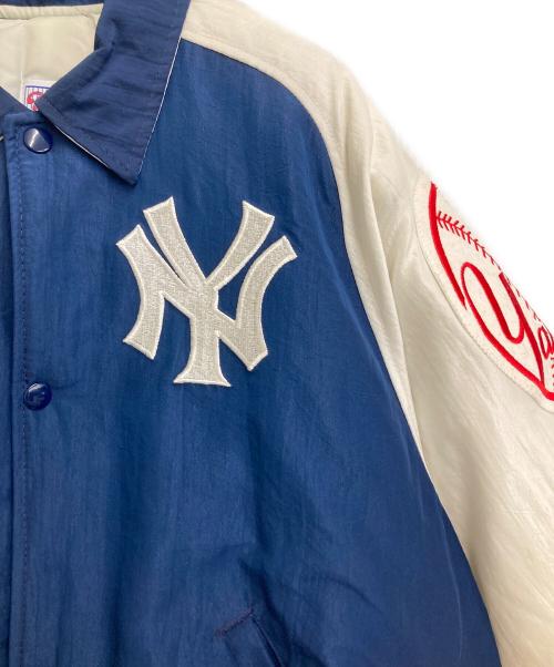 STARTER（スターター）STARTER (スターター) 中綿ジャケット ネイビー×ホワイト サイズ:Mの古着・服飾アイテム