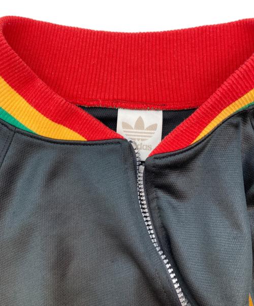 adidas（アディダス）adidas (アディダス) ラスタカラートトラックジャケット ブラック サイズ:Lの古着・服飾アイテム