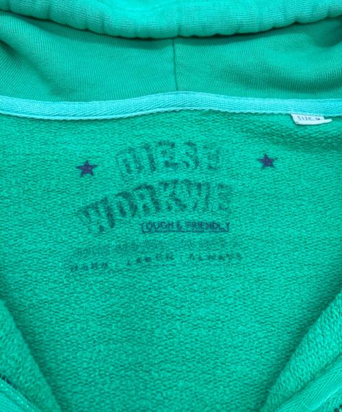 DIESEL（ディーゼル）DIESEL (ディーゼル) ジップパーカー グリーン サイズ:SIZE Mの古着・服飾アイテム