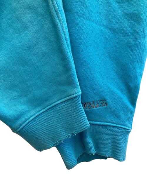NOUNLESS（ナウンレス）NOUNLESS (ナウンレス) オーバーサイズダメージスウェット ブルー サイズ:2の古着・服飾アイテム