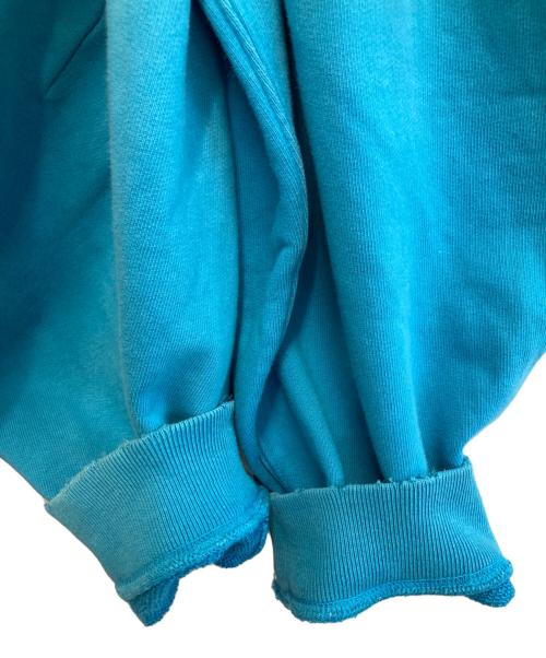 NOUNLESS（ナウンレス）NOUNLESS (ナウンレス) オーバーサイズダメージスウェット ブルー サイズ:2の古着・服飾アイテム