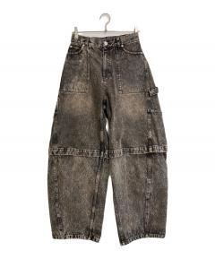 中古・古着通販】CLANE (クラネ) SECOND DENIM PANTS ブラック サイズ