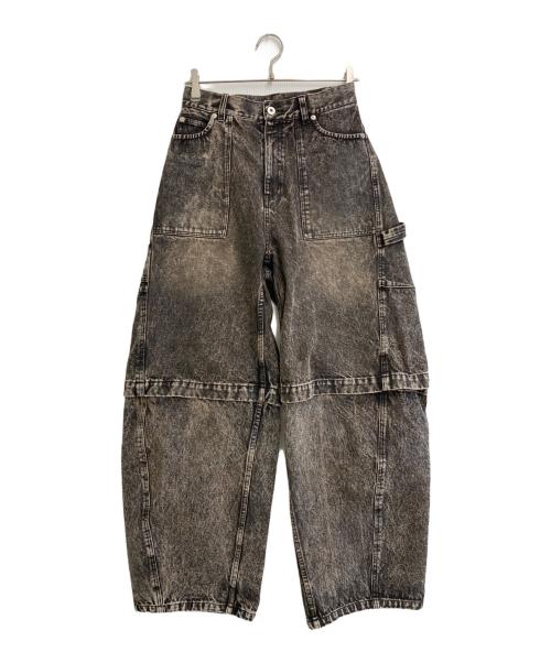 Ameri（アメリ）Ameri (アメリ) MEDI 2WAY REMOVE DENIM PANTS ブラウン サイズ:26の古着・服飾アイテム