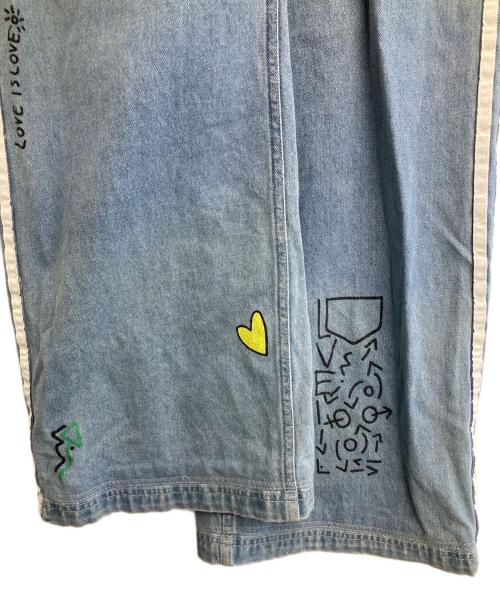 adidas（アディダス）adidas (アディダス) デニムパンツ ブルー サイズ:XSの古着・服飾アイテム