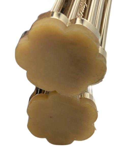 Salvatore Ferragamo（サルヴァトーレ フェラガモ）Salvatore Ferragamo (サルヴァトーレ フェラガモ) フラワーヒールミュールサンダル ブラック サイズ:4の古着・服飾アイテム