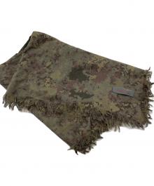 yohji yamamoto+noir（ヨウジヤマモトプリュスノアール）の古着「デジカモスカーフ」｜カーキ